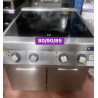Μεταχειρισμένη επιδαπέδια ηλεκτρική κουζίνα με αποθηκευτικό χώρο κάτω και 4 επαγωγικά μάτια, Zanussi