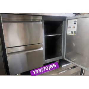 Μεταχειρισμένο ψυγείο πάγκος ΙΝΟΜΑΚ, με εσωτερικό μοτέρ, 2 συρτάρια και 1 πόρτα‼️