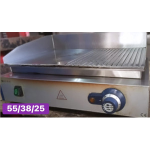 Μεταχειρισμένο Hendi Ηλεκτρικό Πλατώ Ψησίματος με Λεία & Ραβδωτή Πλάκα‼️