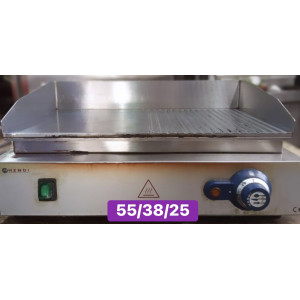 Μεταχειρισμένο Hendi Ηλεκτρικό Πλατώ Ψησίματος με Λεία & Ραβδωτή Πλάκα‼️